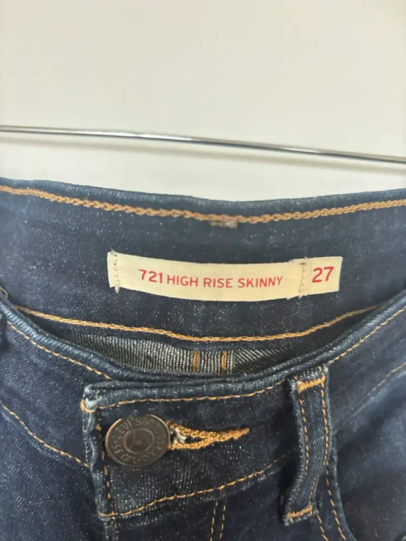 Jeans ajustados Levi's azul oscuro - 5