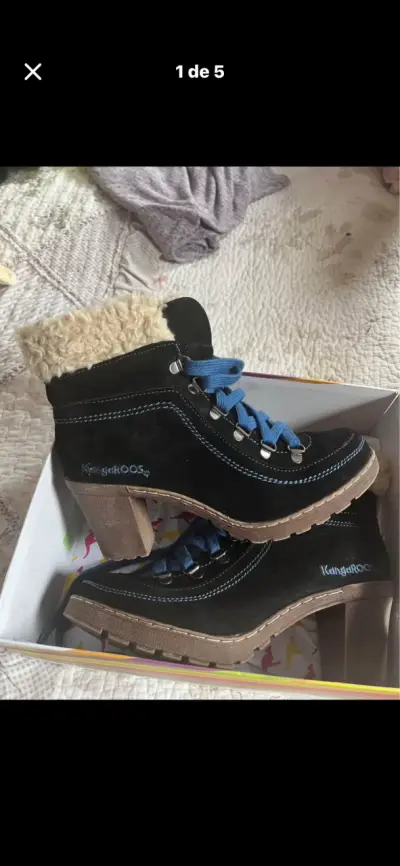 Botines de invierno Kangaroos con forro de lana - miniatura 1