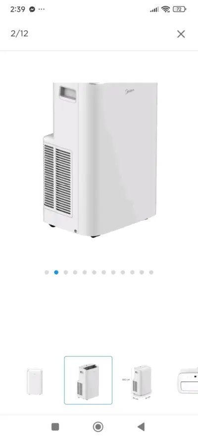 Aire Acondicionado Portátil Midea SmartFlex 12000 BTU - miniatura 2