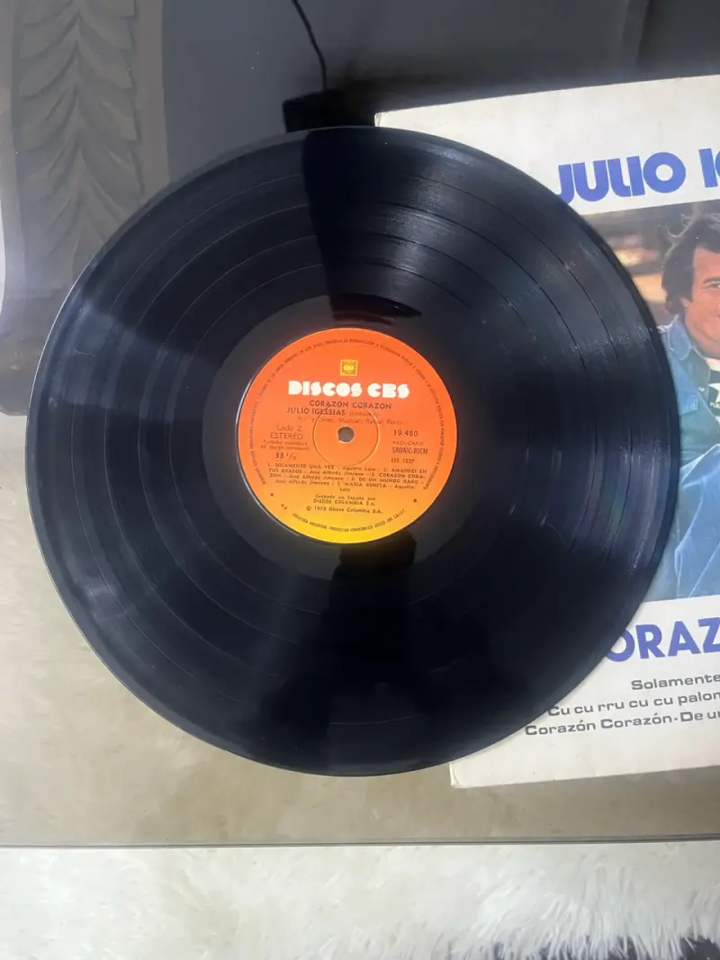 Vinilo Julio Iglesias Corazón Corazón CBS 1980 - 3