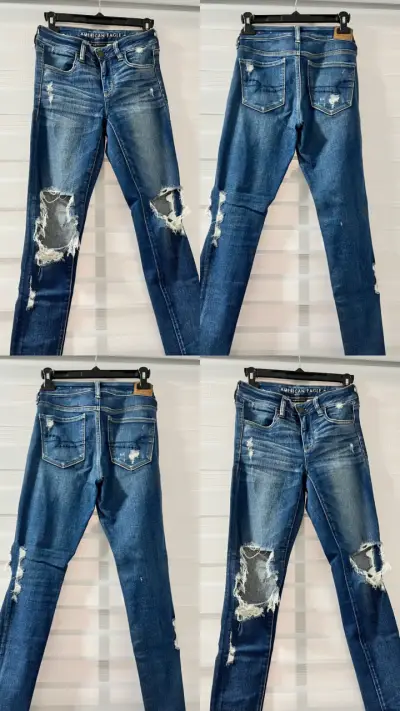 Jeans American Eagle y Zara - miniatura 1