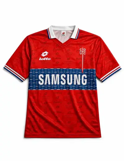 Camiseta Retro Universidad Católica Lotto Roja - miniatura 1