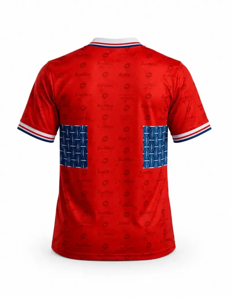 Camiseta Retro Universidad Católica Lotto Roja - 2