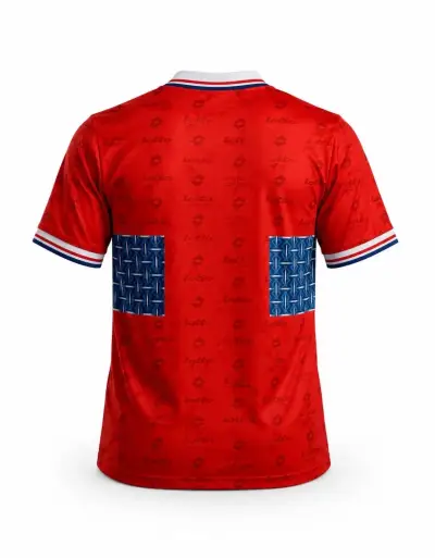 Camiseta Retro Universidad Católica Lotto Roja - miniatura 2
