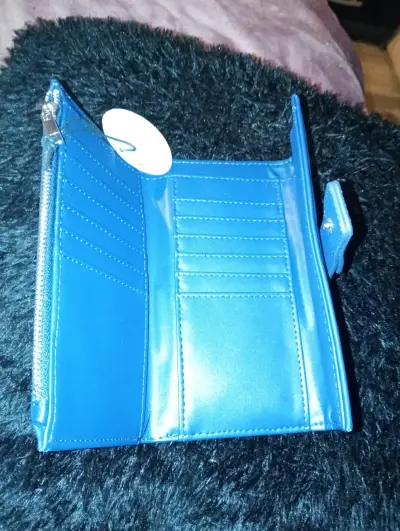 Cartera de mano azul Santa Monica California - miniatura 3
