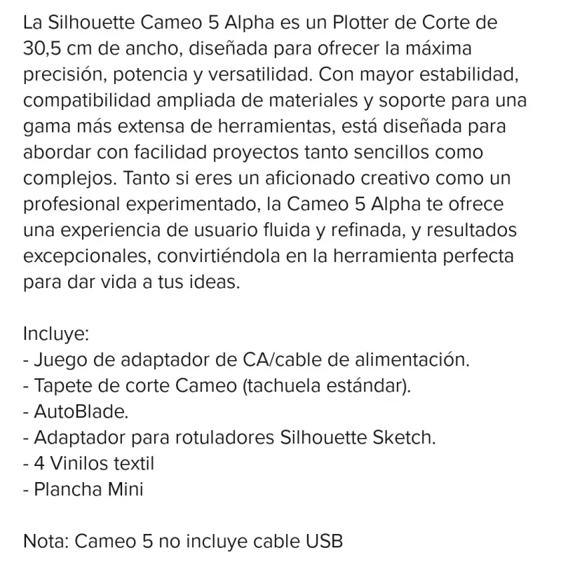 Plotter de Corte Silhouette Cameo 5 Alfa Negra con Accesorios - 5