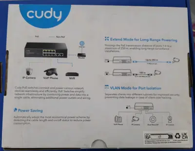 Switch Gigabit PoE+ Cudy 8 Puertos - miniatura 1