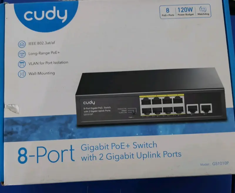 Switch Gigabit PoE+ Cudy 8 Puertos - 2