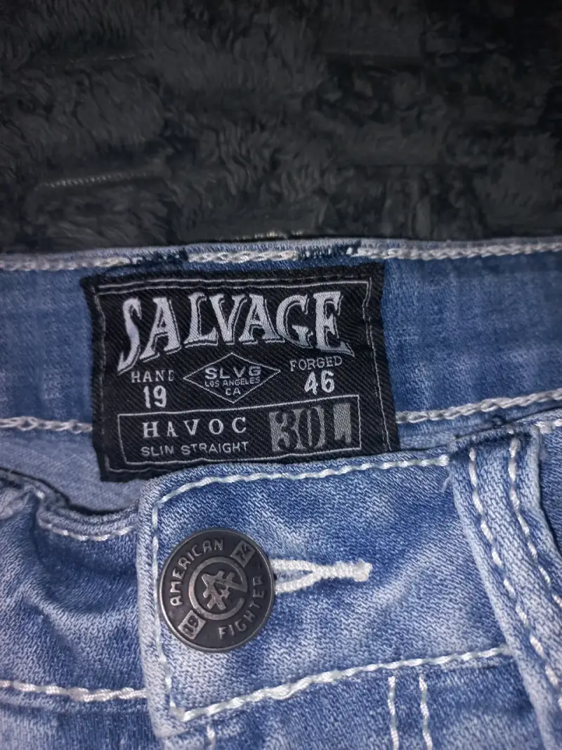 Jeans Salvage azul claro - 3