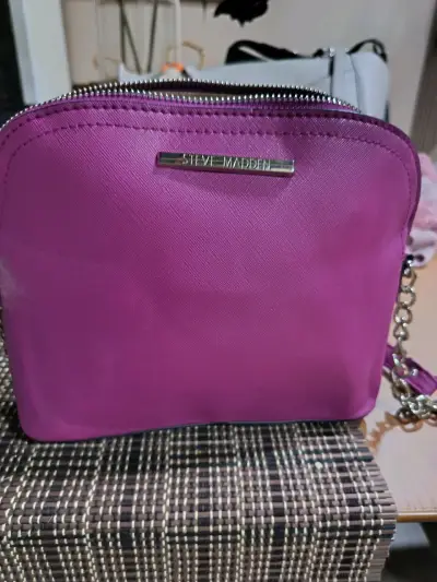 Cartera Steve Madden fucsia  con Cadena - miniatura 1