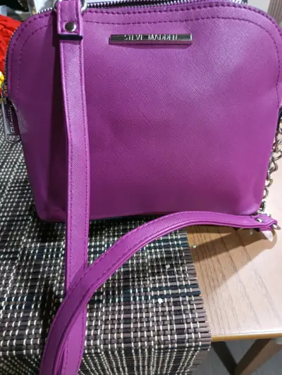 Cartera Steve Madden fucsia  con Cadena - miniatura 2