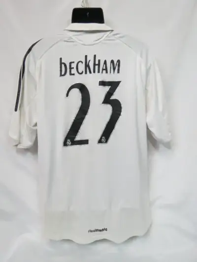 Camiseta Real Madrid Beckham Adidas talla XL - miniatura 1