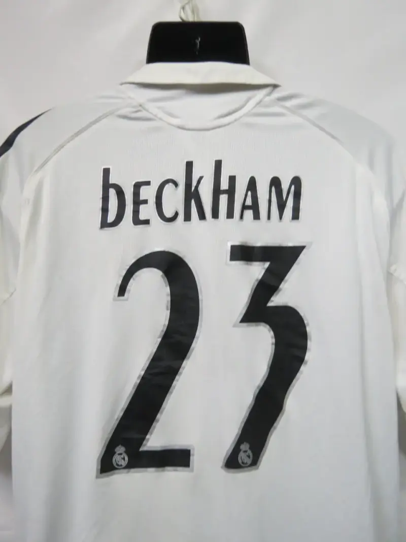 Camiseta Real Madrid Beckham Adidas talla XL - 5