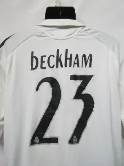 Camiseta Real Madrid Beckham Adidas talla XL - miniatura 5