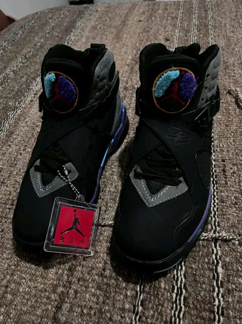 Zapatillas deportivas negras Air Jordan retro 8 - 1