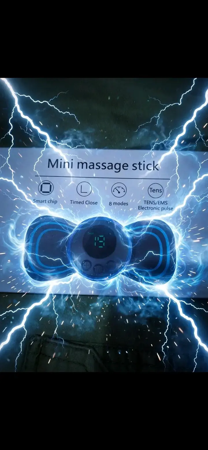 Mini masajeador eléctrico con 8 modos