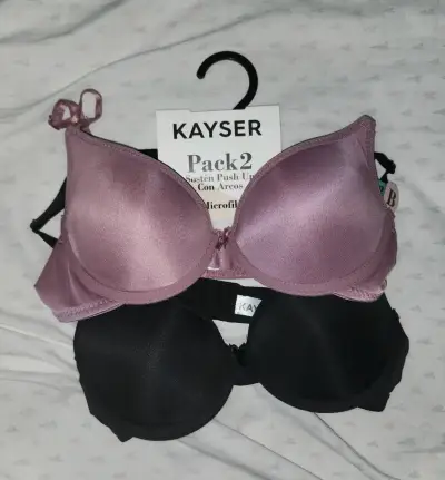 Pack de 2 sostenes 32B push up Kayser m - miniatura 1