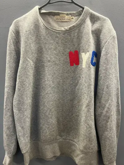 Polerón gris H&M L.O.G.G. con diseño NYC - miniatura 1