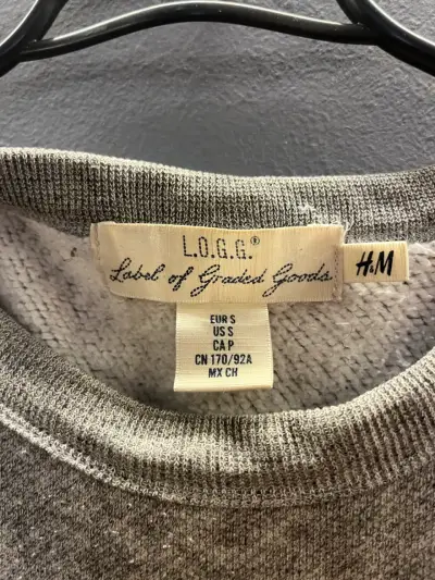 Polerón gris H&M L.O.G.G. con diseño NYC - miniatura 2