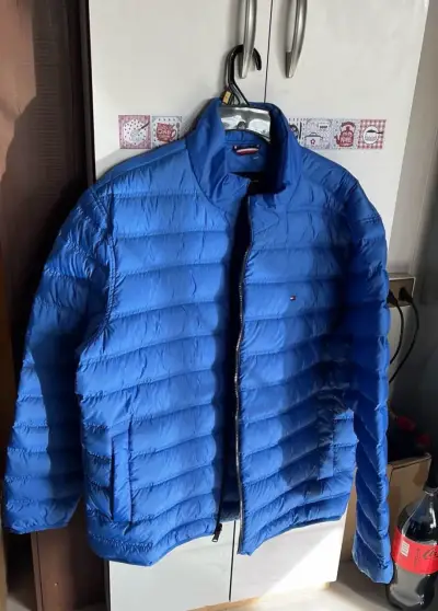 Chaqueta acolchada azul Tommy Hilfiger para hombre - miniatura 1