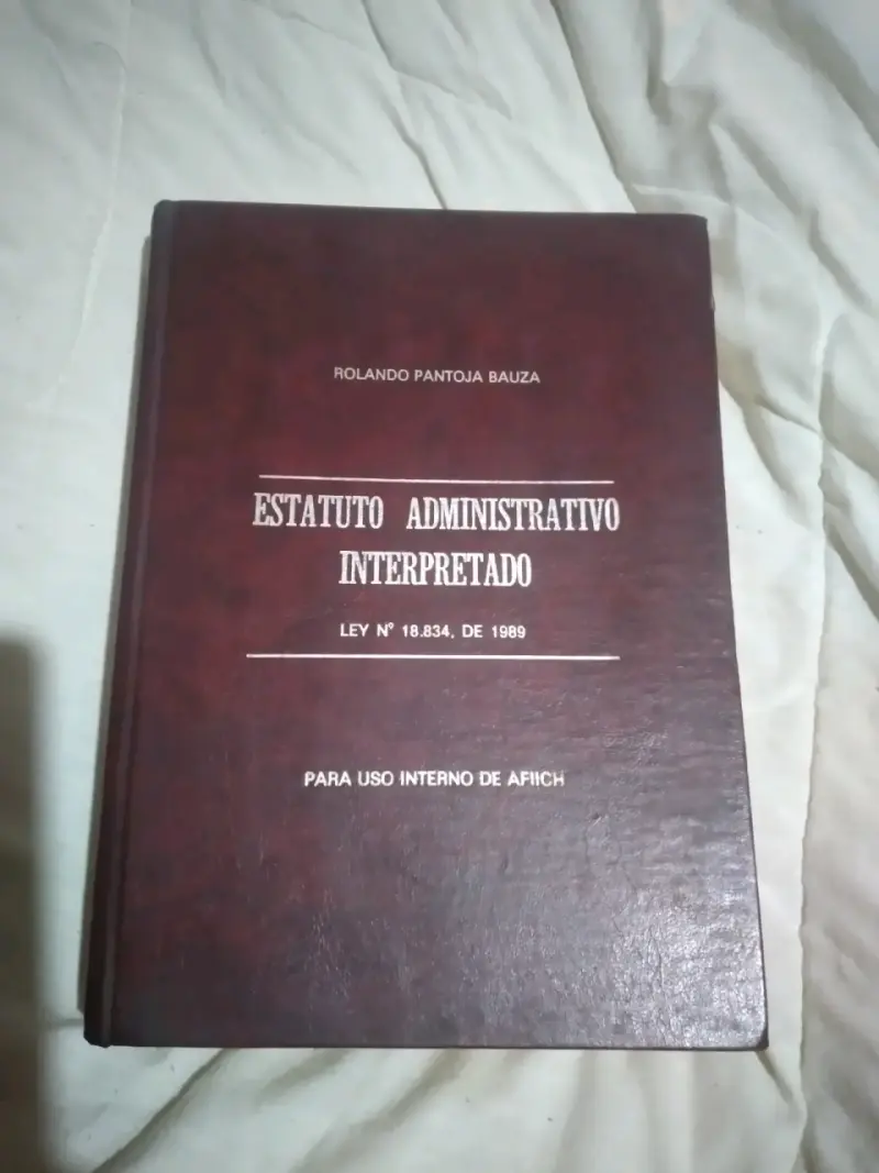 Libro Estatuto Administrativo Interpretado Ley 18.834