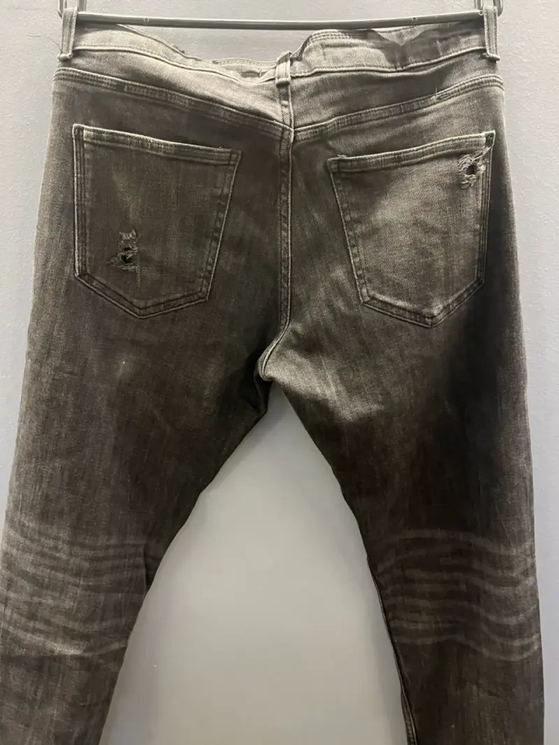Jeans desgastados grises Zara para hombre - 3