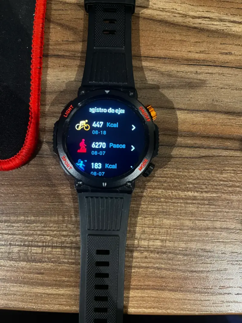 Smartwatch deportivo con monitor de frecuencia cardíaca - 3