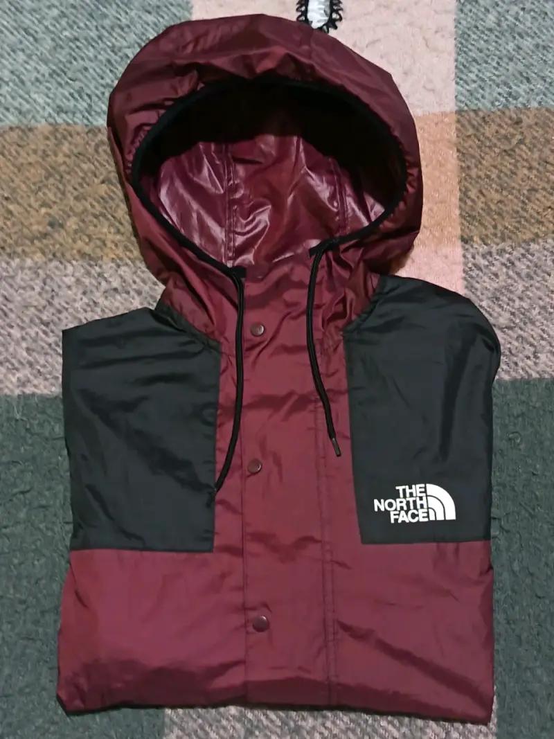 Chaqueta impermeable The North Face burdeos - 1