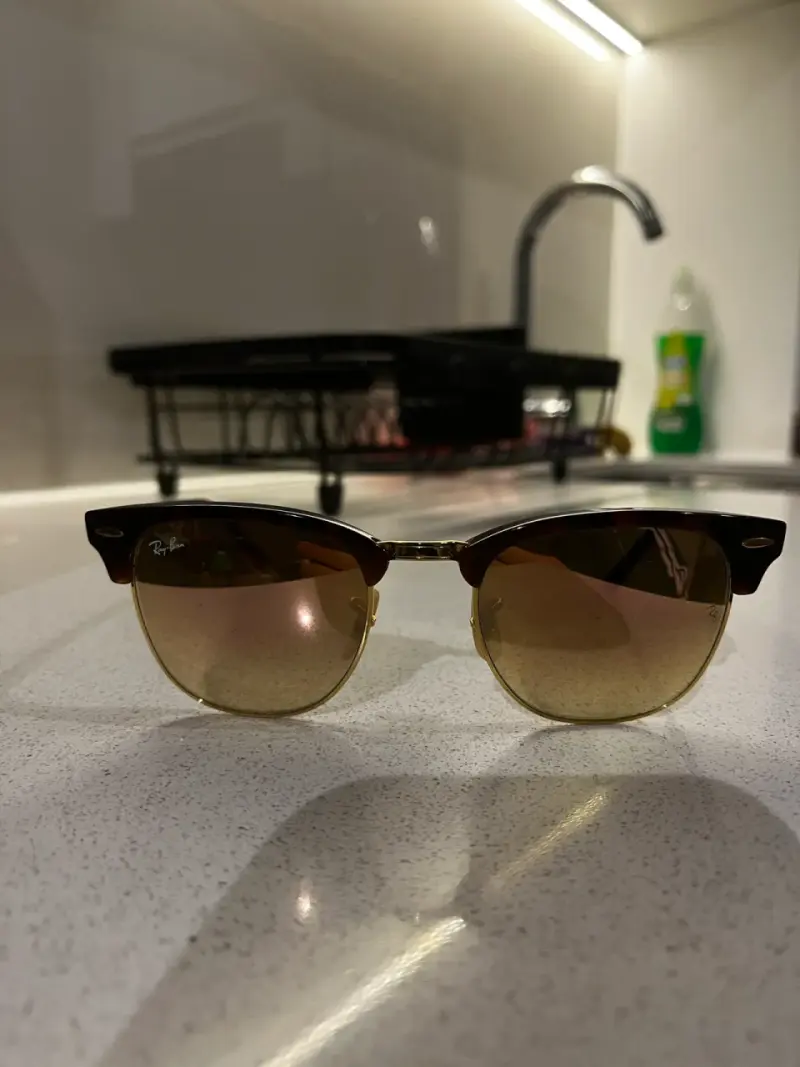 Gafas de Sol Ray-Ban Clubmaster Marrón - 1