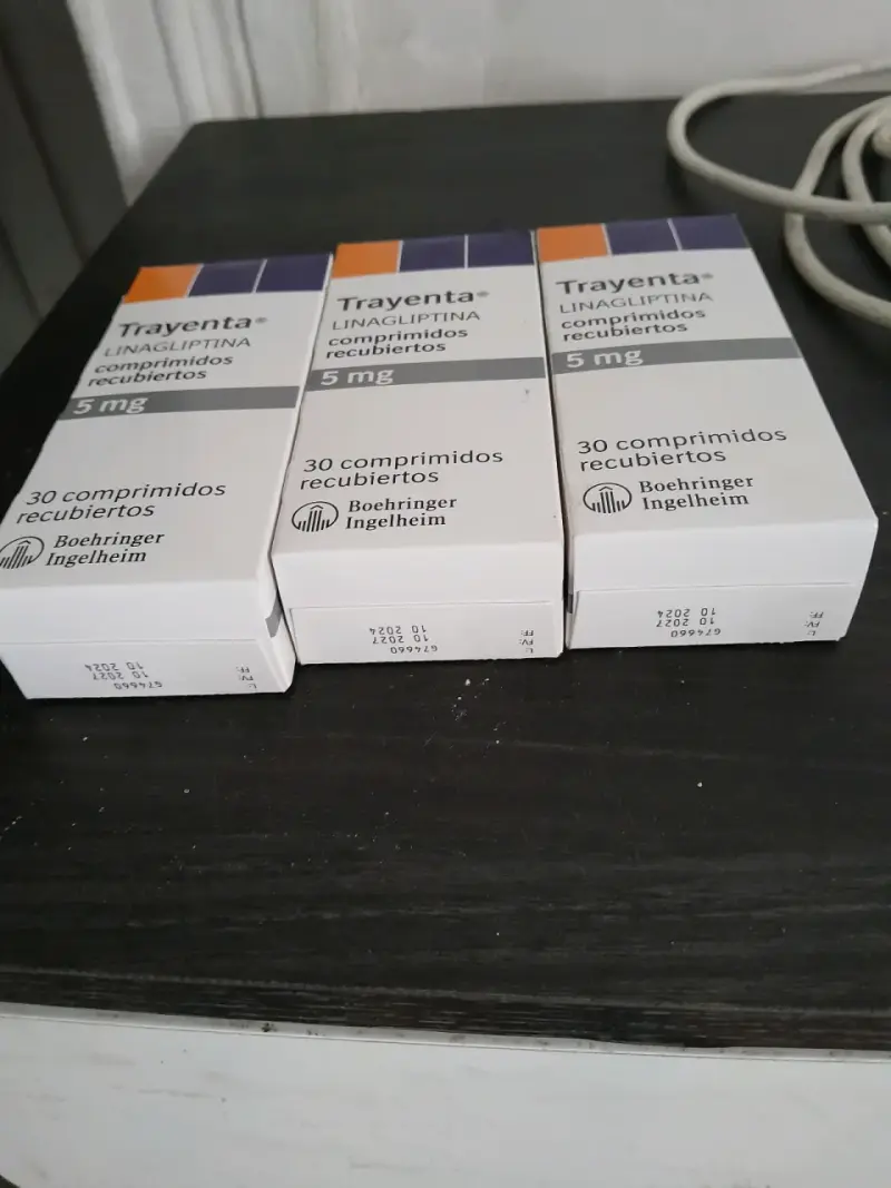Medicamento Trayenta Linagliptina 5 mg 30 Comprimidos - 1