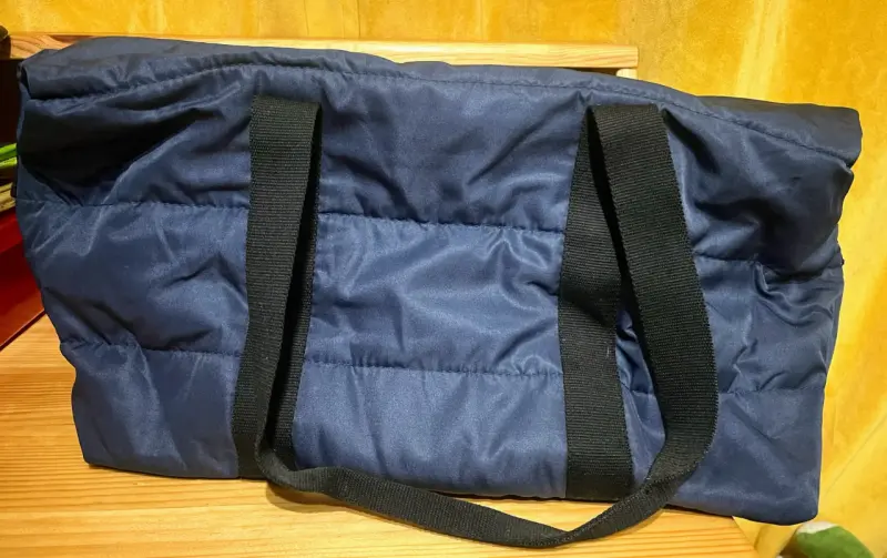Bolso de viaje azul Diesel con cierre frontal - 2