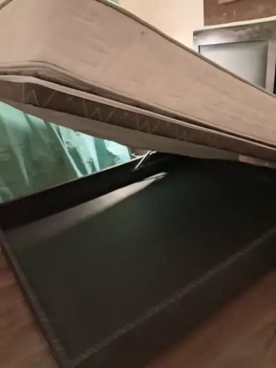 Cama Baul con colchón Rossen de dos plazas - miniatura 1
