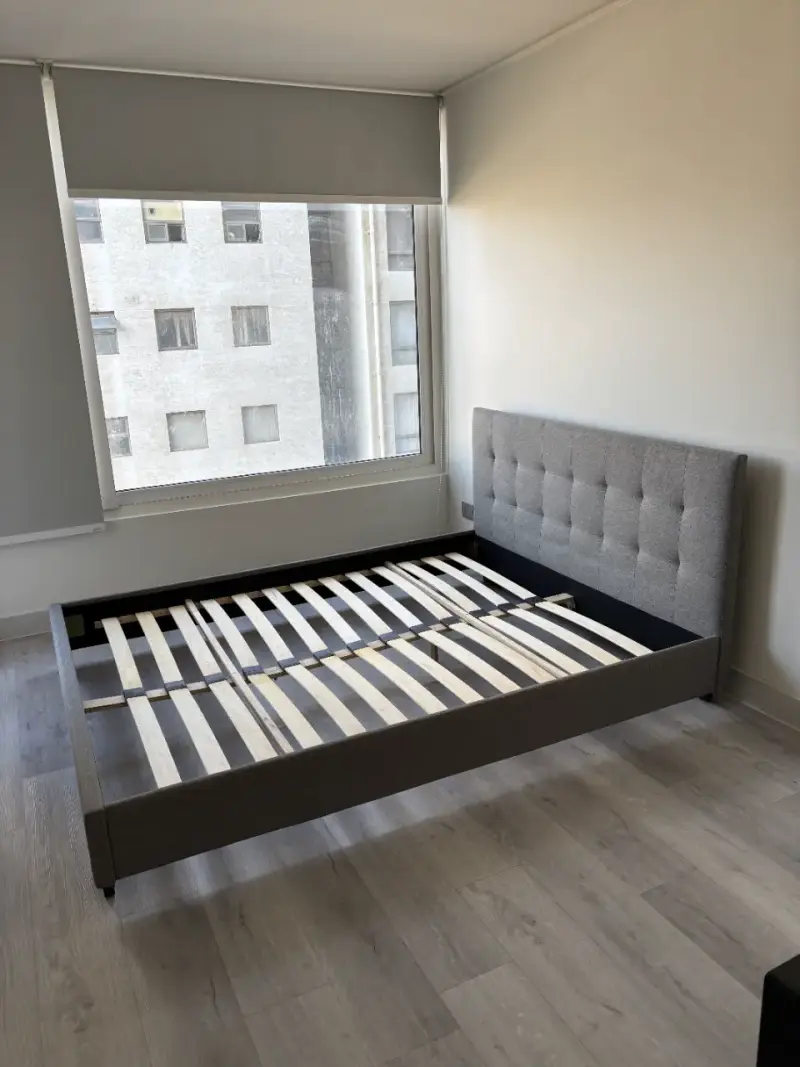Base cama dos plazas con respaldo