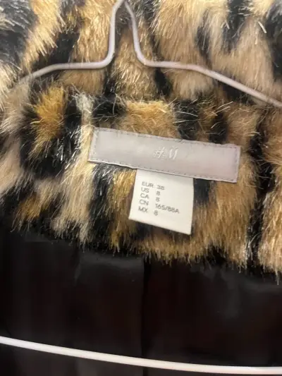 Abrigo de piel sintética con estampado animal H&M - miniatura 2