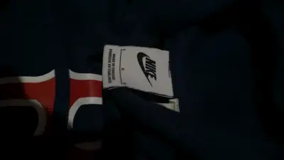 Polerón con capucha Nike azul Boston - miniatura 3