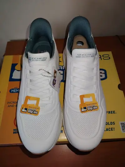 Zapatillas deportivas blancas Skechers Slip-ins - miniatura 3