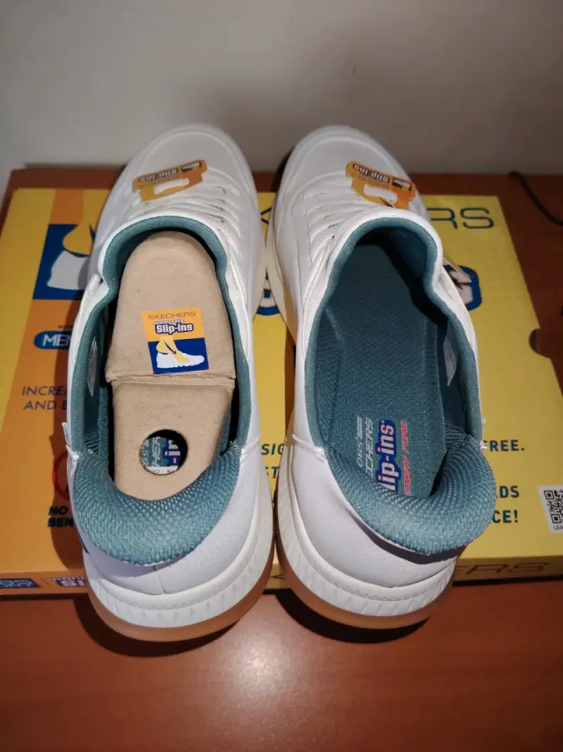 Zapatillas deportivas blancas Skechers Slip-ins - 4