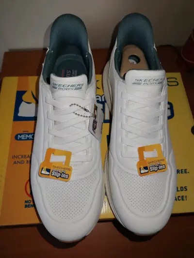 Zapatillas deportivas blancas Skechers Slip-ins - miniatura 6