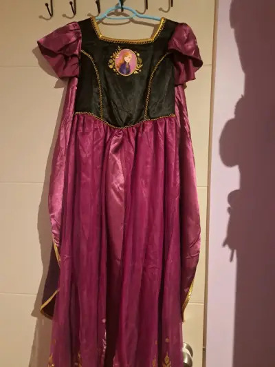 Disfraz de princesa infantil color morado - miniatura 1