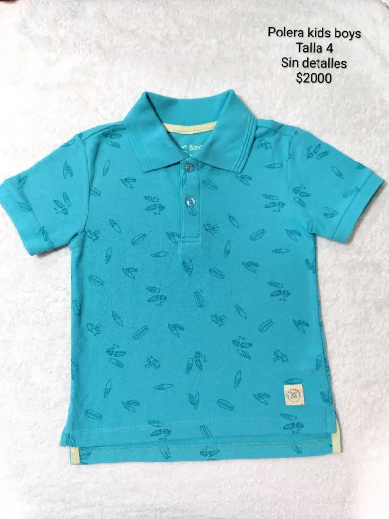 Poleras de niño talla 4 - 3