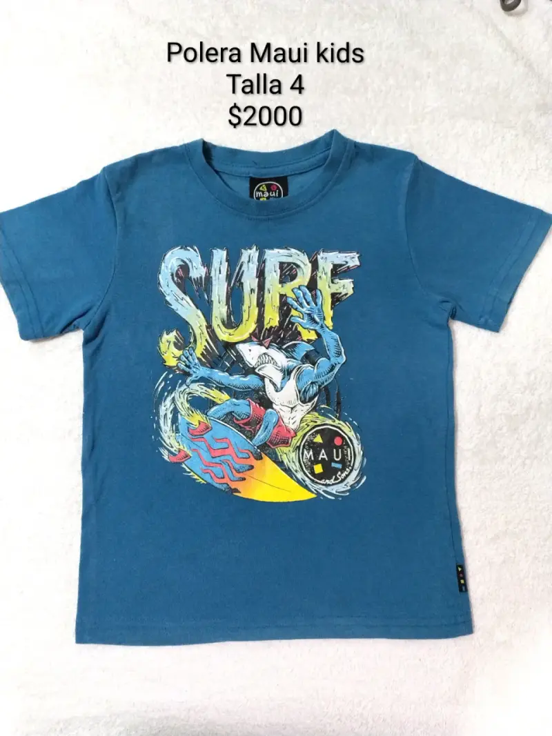 Poleras de niño talla 4 - 6