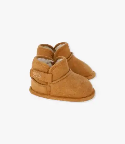 Botines de bebé color camel BLACK AND BLUE SIN USO - miniatura 2