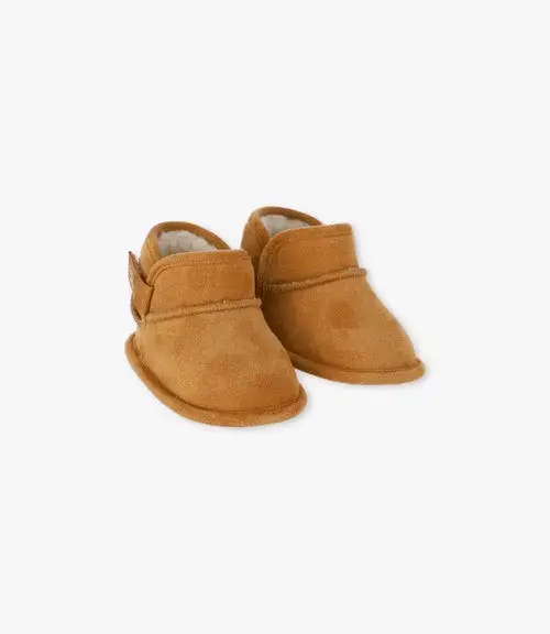 Botines de bebé color camel BLACK AND BLUE SIN USO - 3