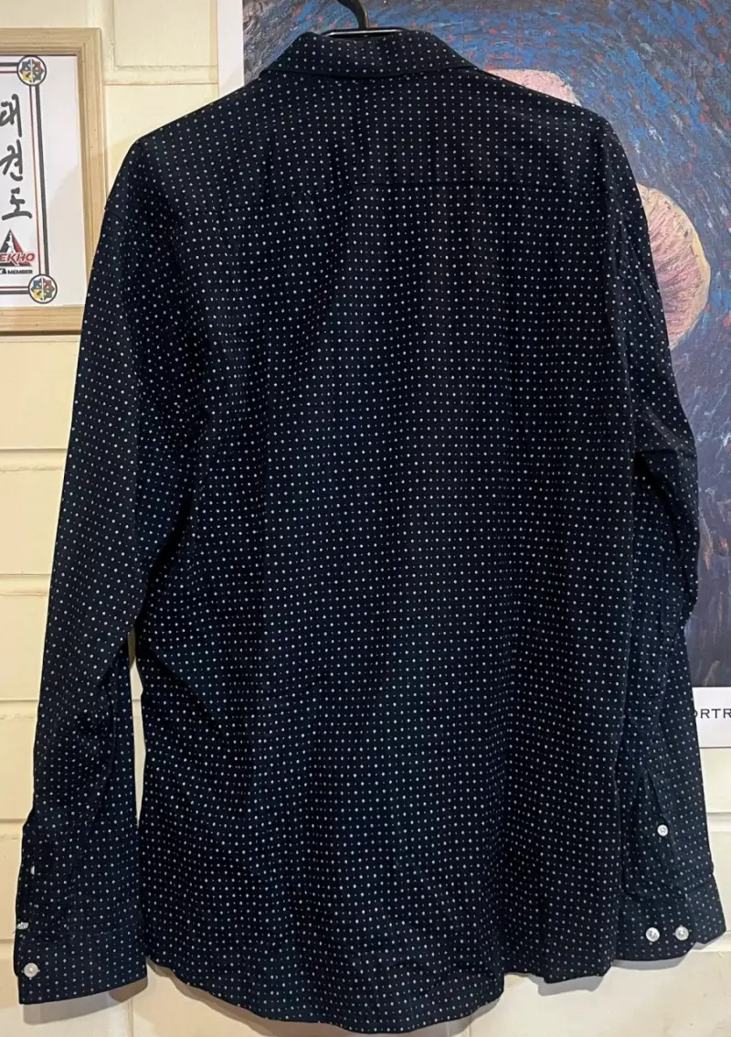 Camisa de hombre Potros azul con estampado - 3