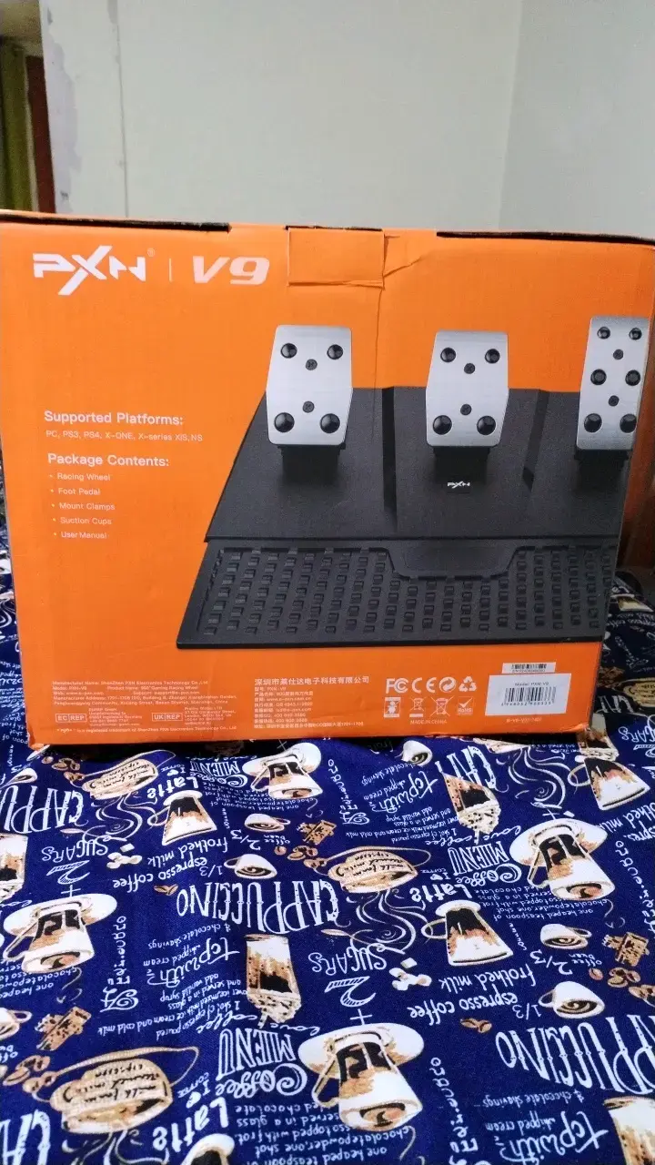 Volante de Juego 900° PXN V9 para PC y Consolas - 3