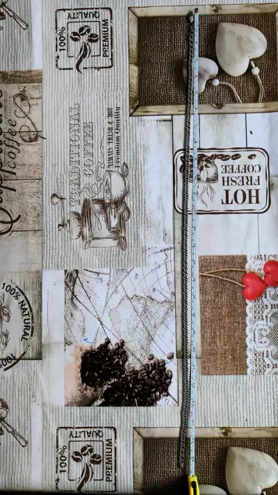 Cadena de plata estilo cubano - miniatura 3