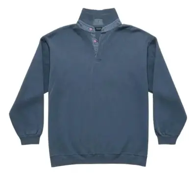 Polerón / Suéter cuello Henley para hombre, Boss - miniatura 1