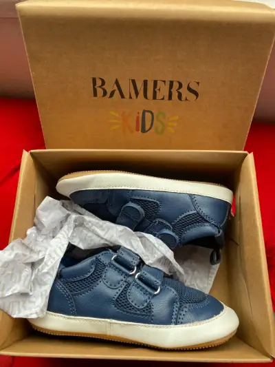 Zapatillas para niños azul marino Bamers Kids - miniatura 1