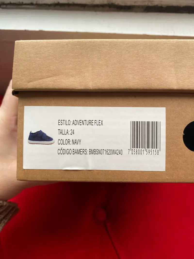 Zapatillas para niños azul marino Bamers Kids - 5