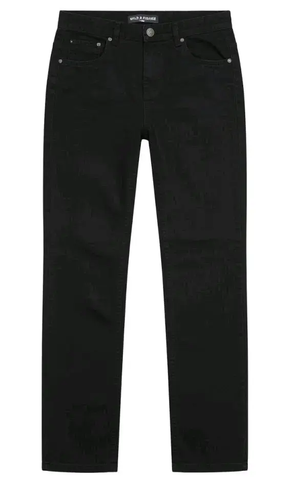 Jeans negros para hombre Wild & Rough